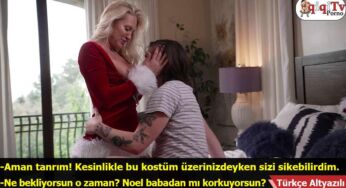 Arkadaşımın annesine noel kostümü giydirip siktim